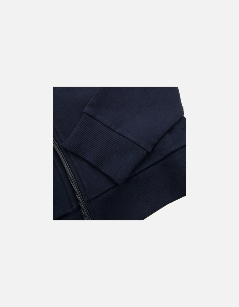 Saggy 1 Multi Logo Zip Up Hoody Dark Navy 402