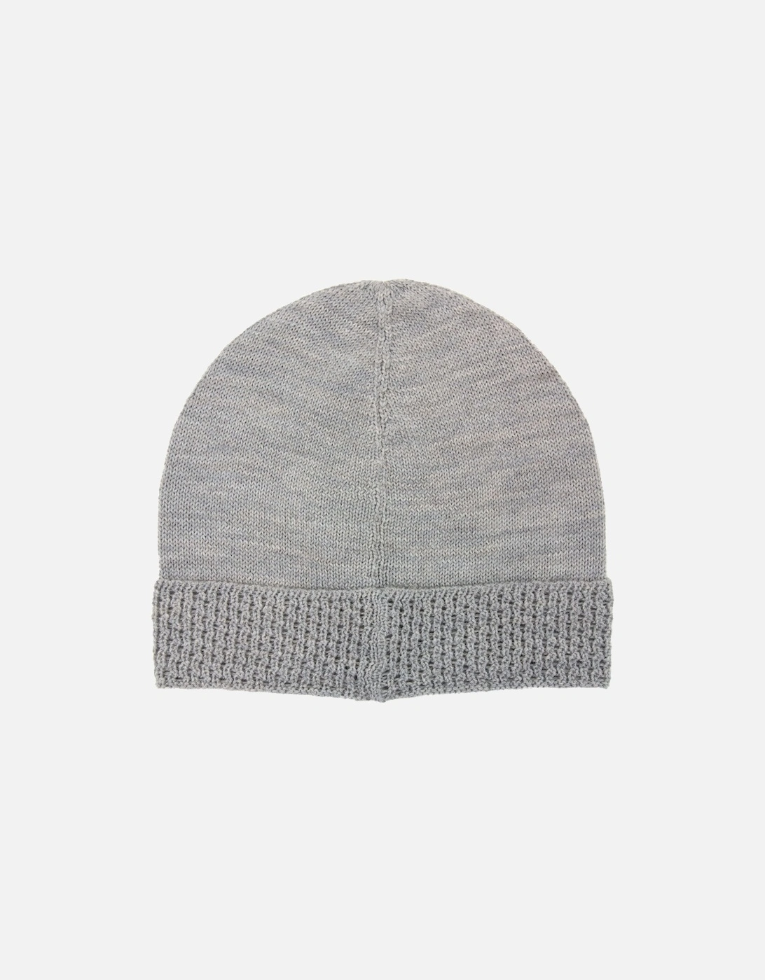 Embroidered Logo Knitted Beanie Grey 059
