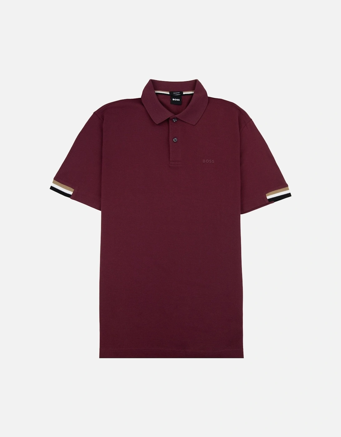 Parlay 147 Mercerised Polo Shirt Dark Red 603, 6 of 5