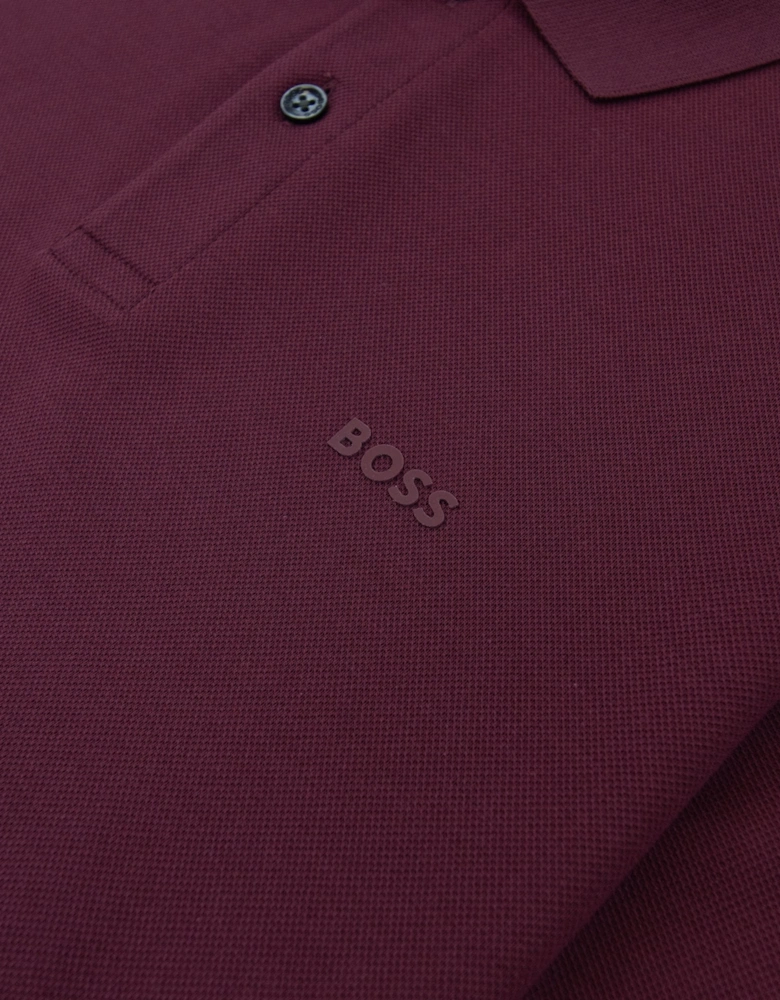 Parlay 147 Mercerised Polo Shirt Dark Red 603