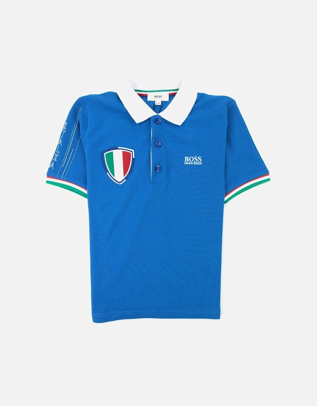 Kids Italia Sport S/s Polo Blue, 3 of 2