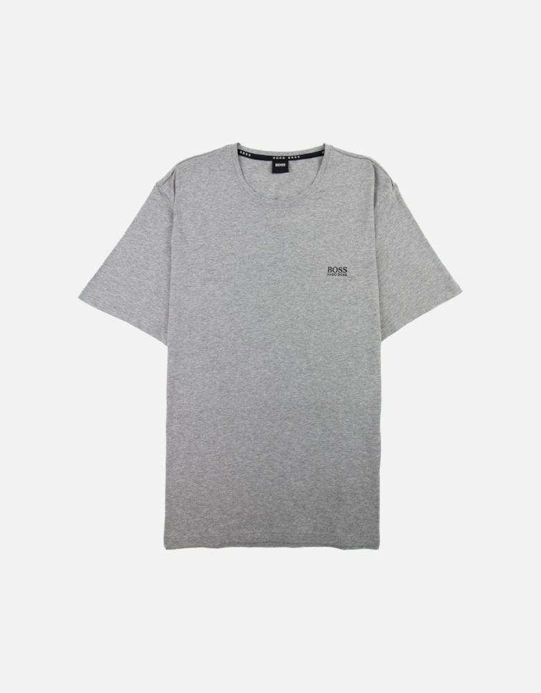 Embroidered Logo Rn T Shirt Grey Black