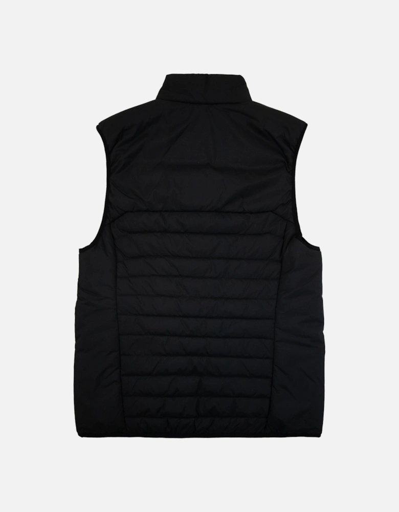 V-thor Regular-fit Zipped Gilet In Water-repellent Fabric Black 001