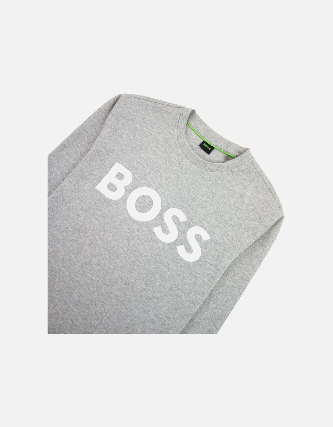 Salbo 1 Contrast Logo Relax Fit Sweatshirt Grey 059