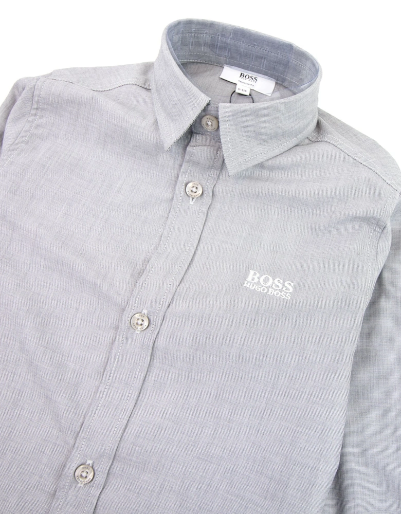 Kids Long Sleeve Shirt Grey