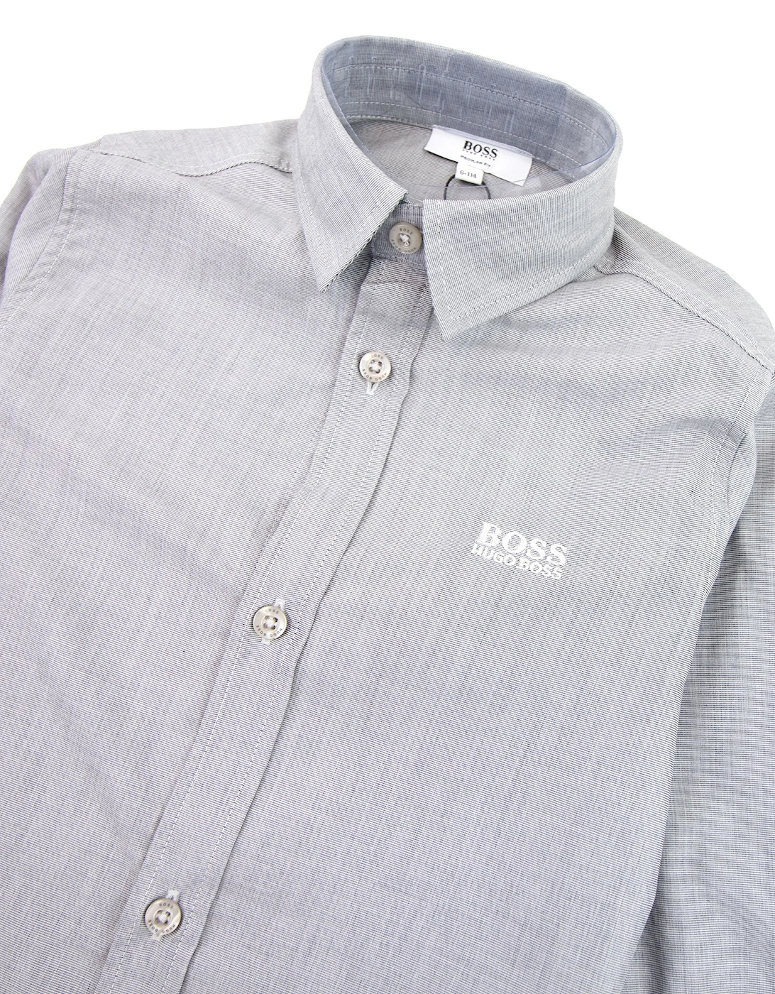 Kids Long Sleeve Shirt Grey
