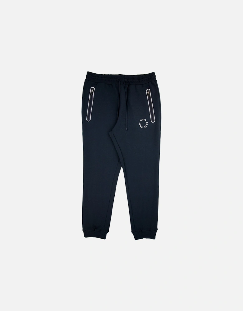 Hadiko 2 Cotton-blend Tracksuit Bottoms With Raise Navy 402