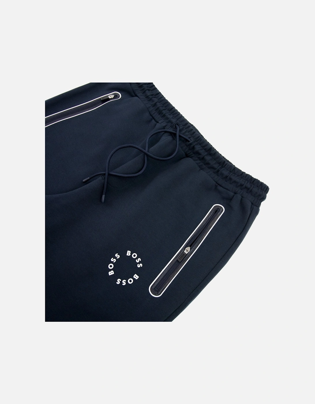 Hadiko 2 Cotton-blend Tracksuit Bottoms With Raise Navy 402