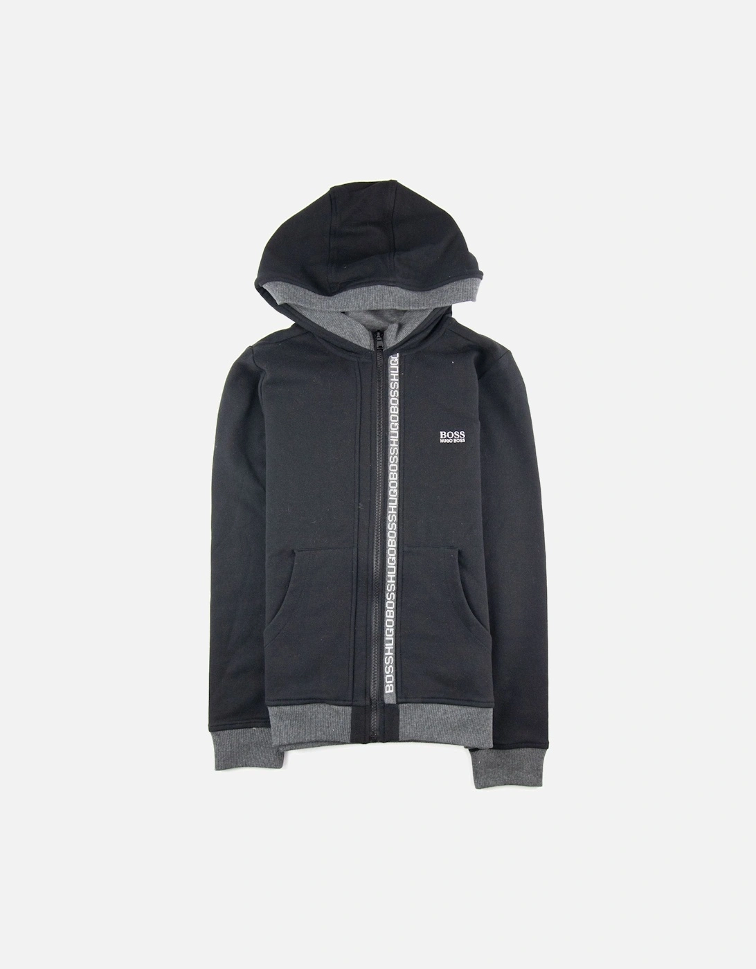 Zip Hoody Black/grey, 3 of 2