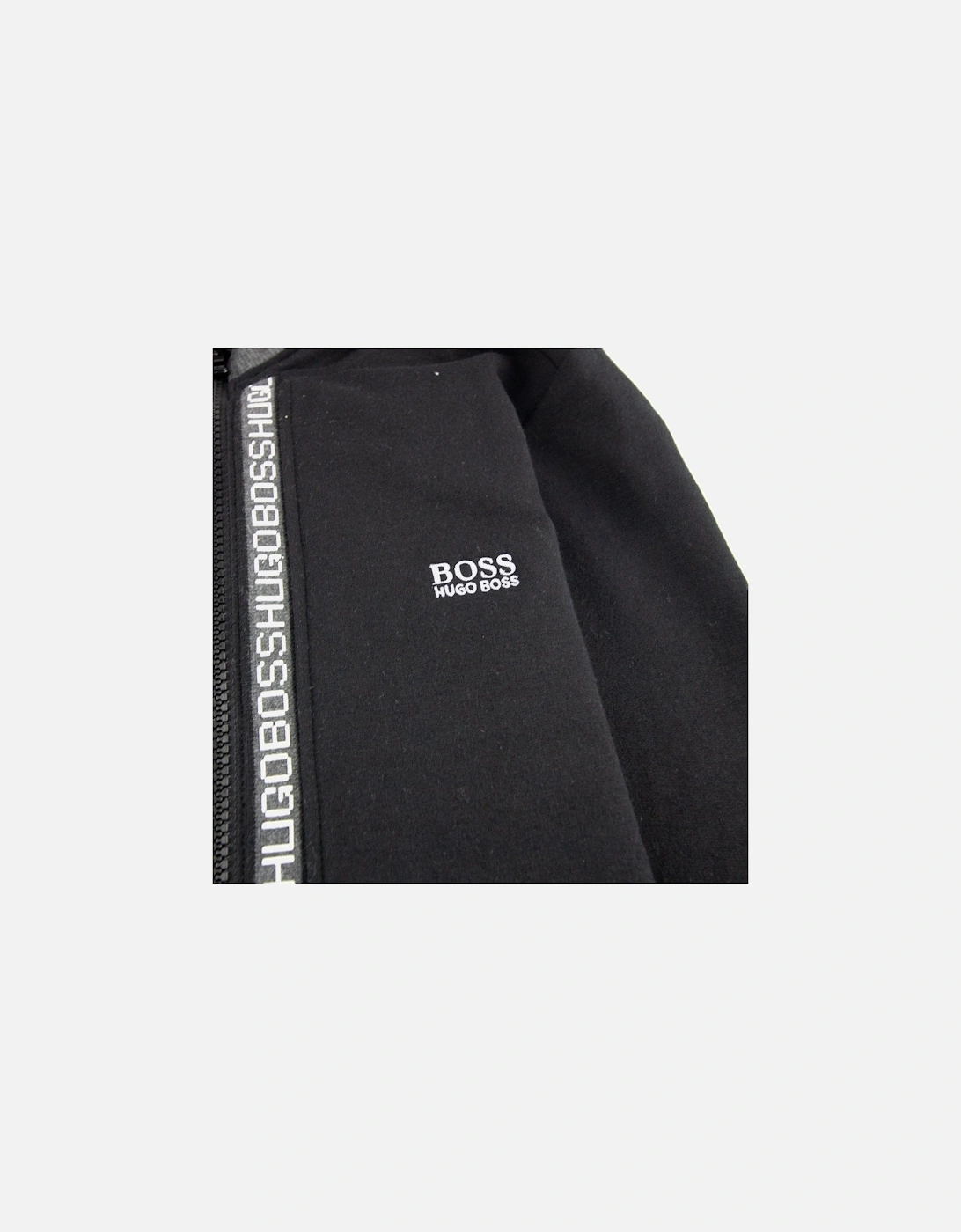 Zip Hoody Black/grey