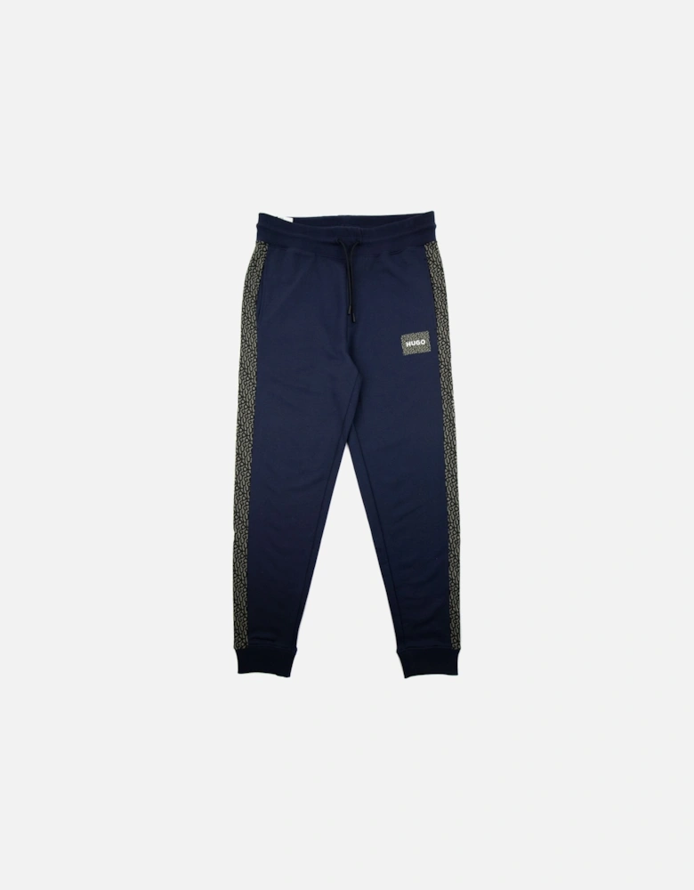 Hugo Dacino Side Logo Tracksuit Pants Dark Blue 405