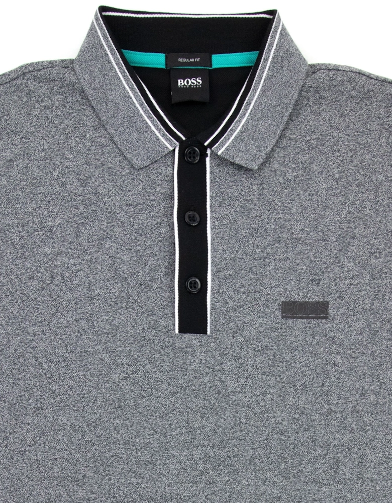 Paddy 2 S/s Polo Grey Marl