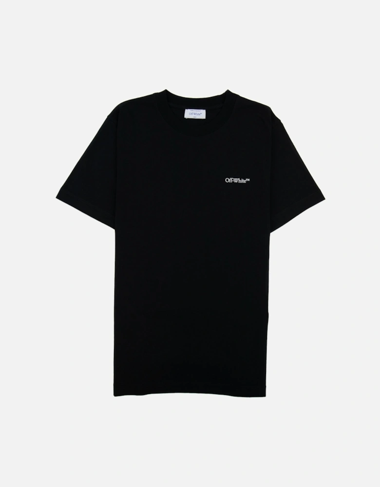Off White Scratch Arrow Slim S/s T Shirt Black/white