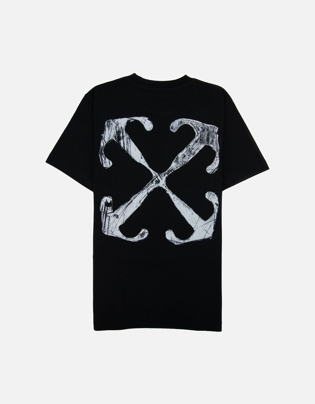 Off White Scratch Arrow Slim S/s T Shirt Black/white