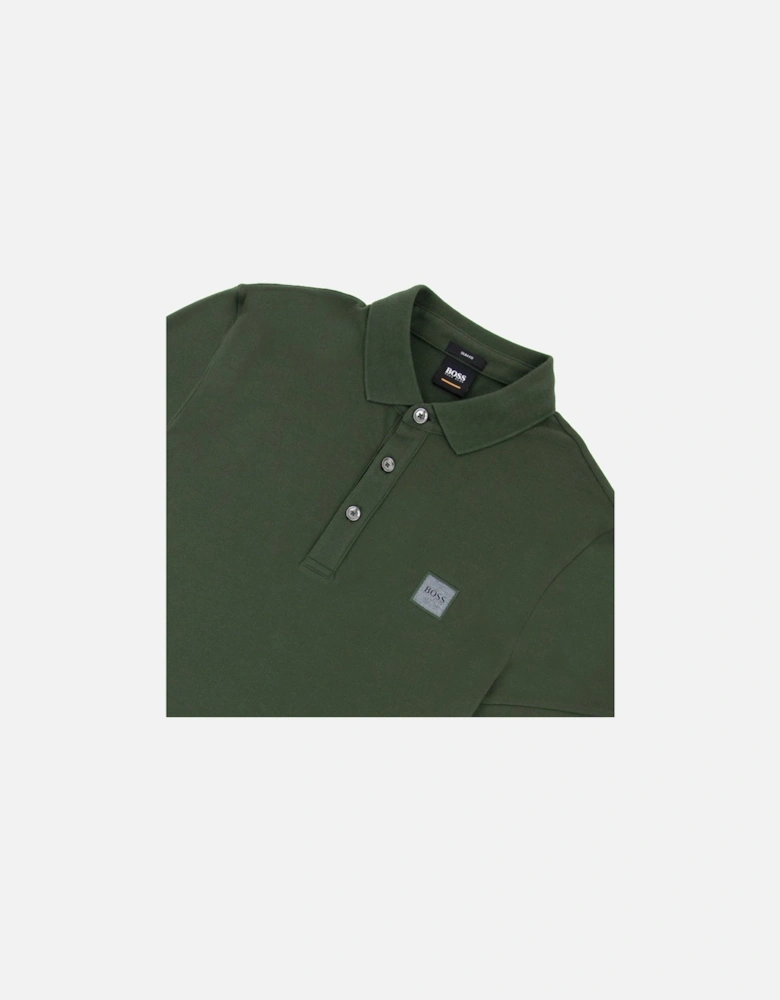 Passenger Slim Fit Patch Polo Khaki