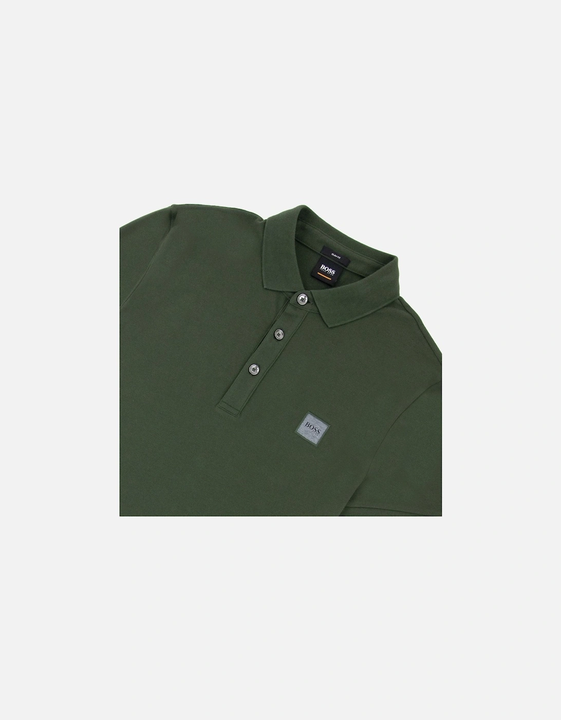 Passenger Slim Fit Patch Polo Khaki