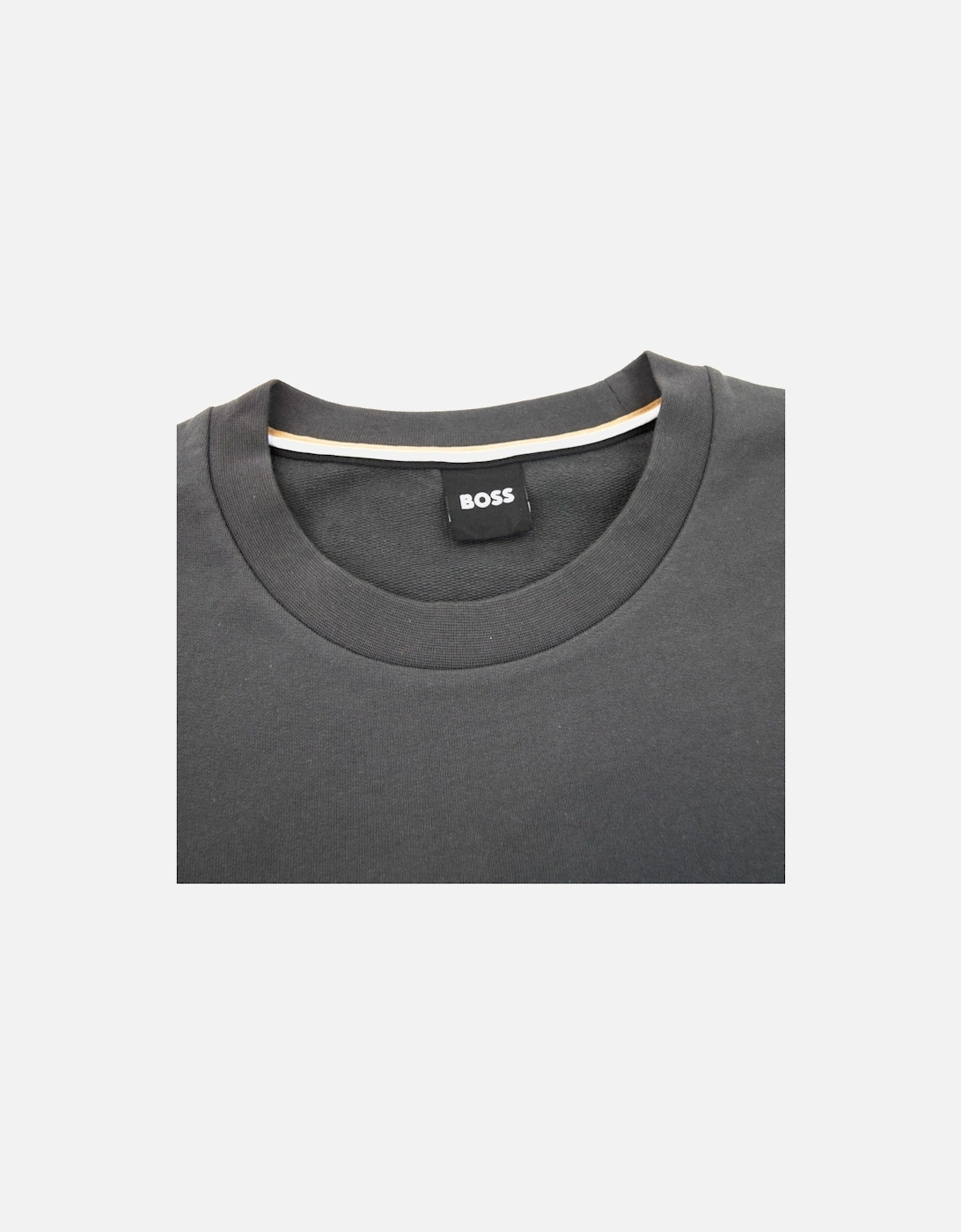 Heritage Embroidered Logo Sweatshirt Dark Grey 022