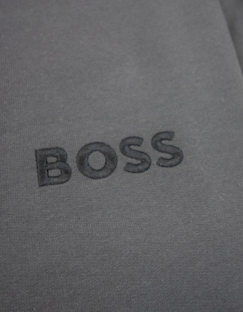 Heritage Embroidered Logo Sweatshirt Dark Grey 022