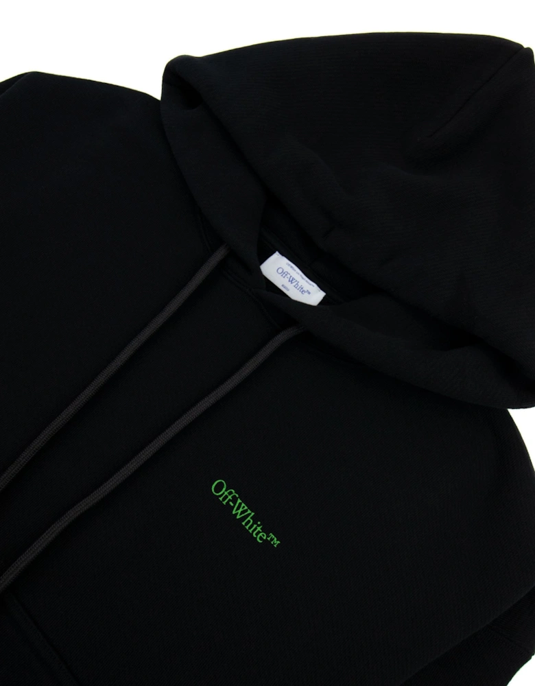 Off White Moon Cam Arrow Skate Hoodie Black/green