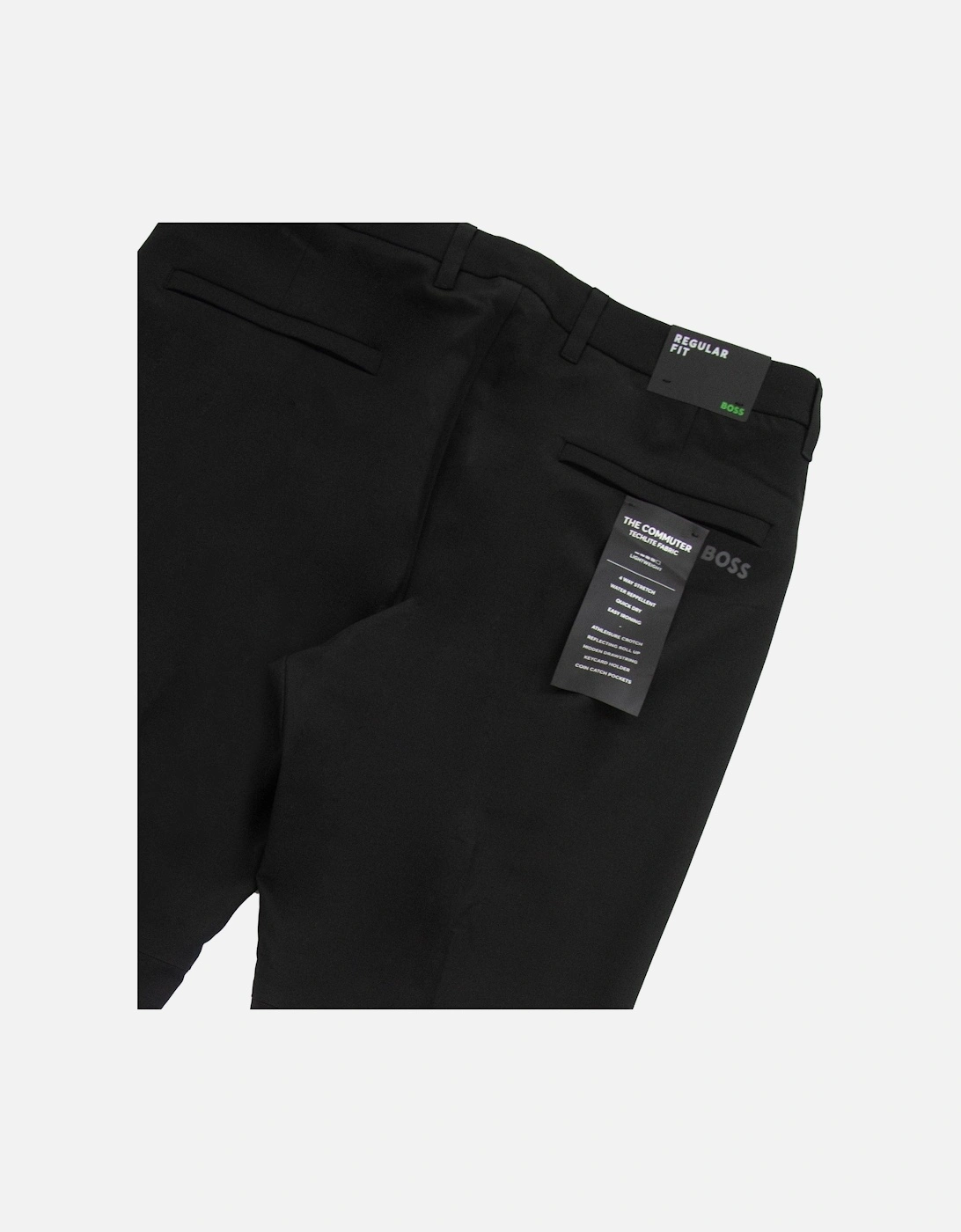 T Commuter Regular Fit Water Replant Trouser Black 001