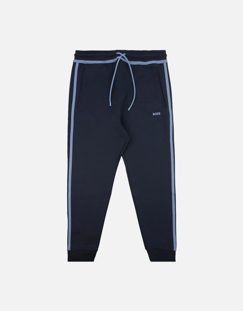 Hadiko Tape Logo Tracksuit Bottoms Navy 402