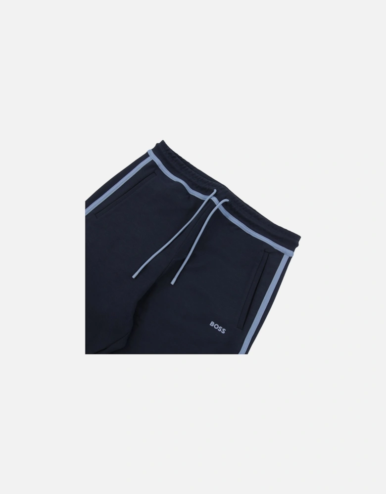 Hadiko Tape Logo Tracksuit Bottoms Navy 402