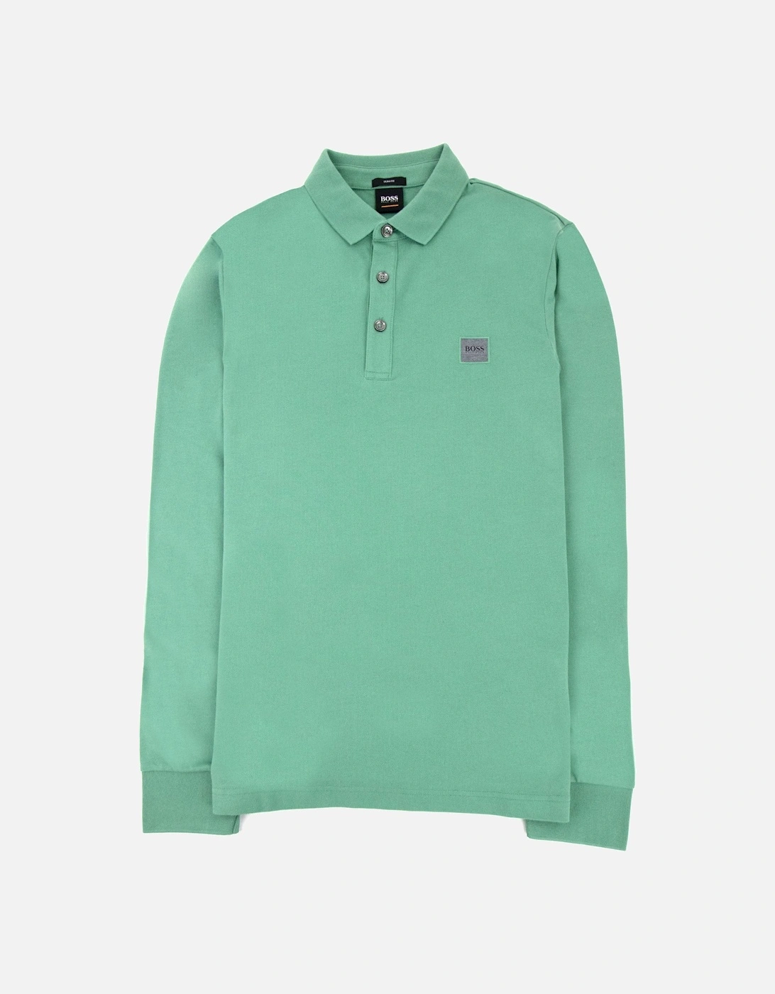 Passerby L/s Patch Logo Polo Green, 5 of 4