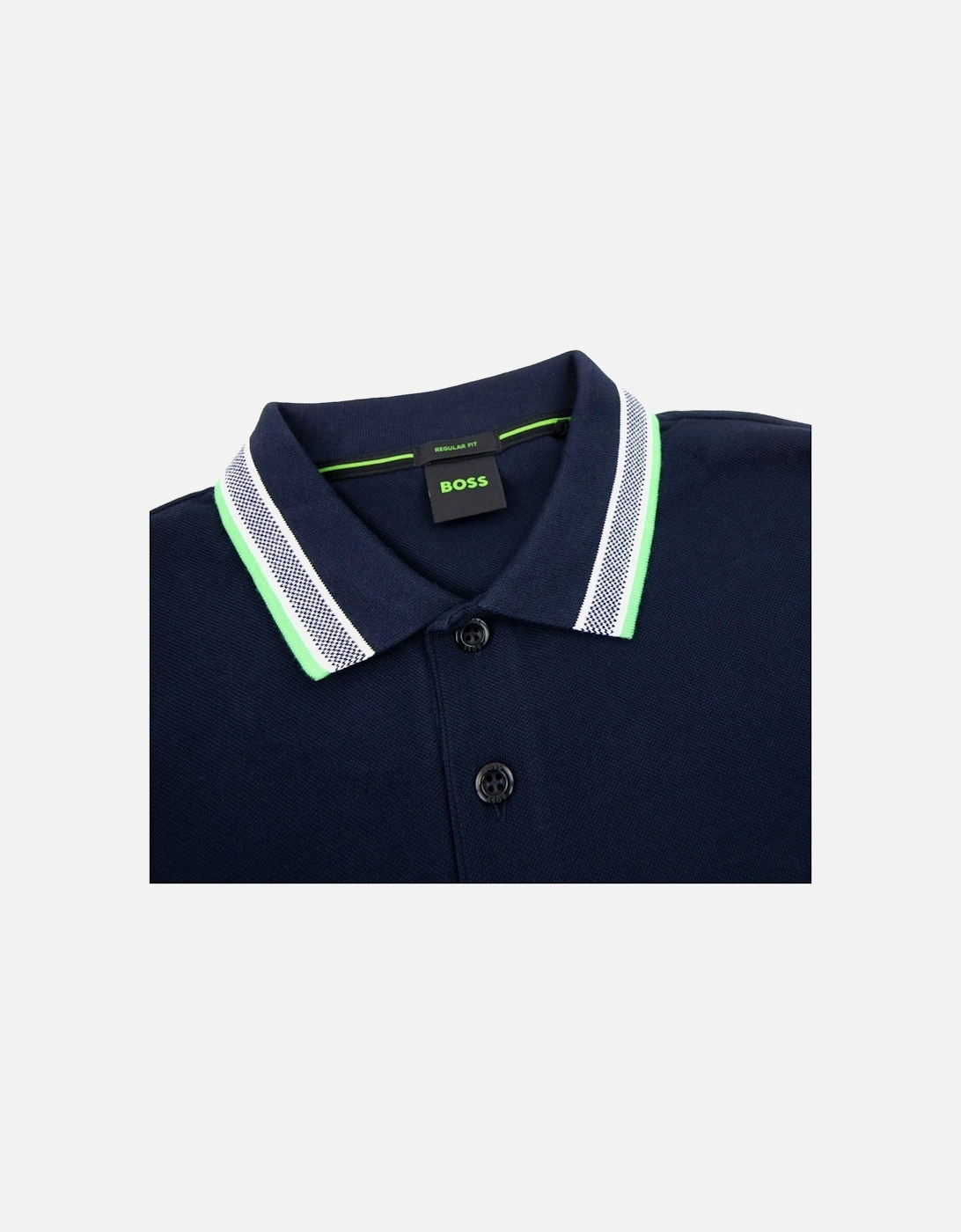 Plisy Regular Fit L/s Polo Navy 404