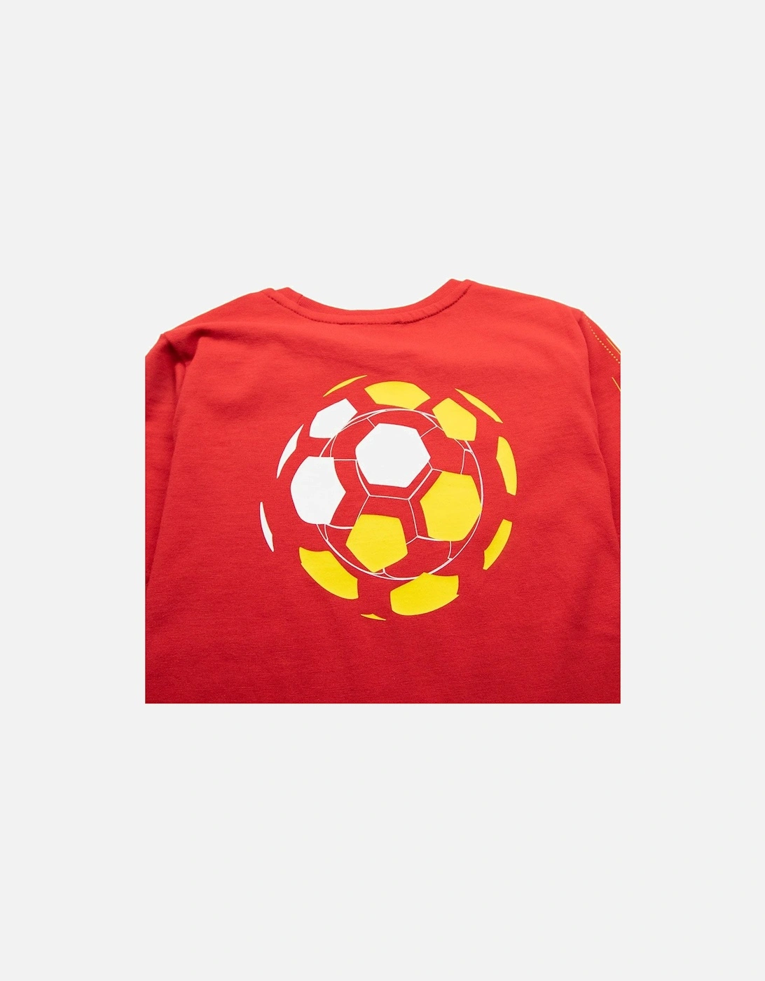 Kids Football 'Spain' T-Shirt Red