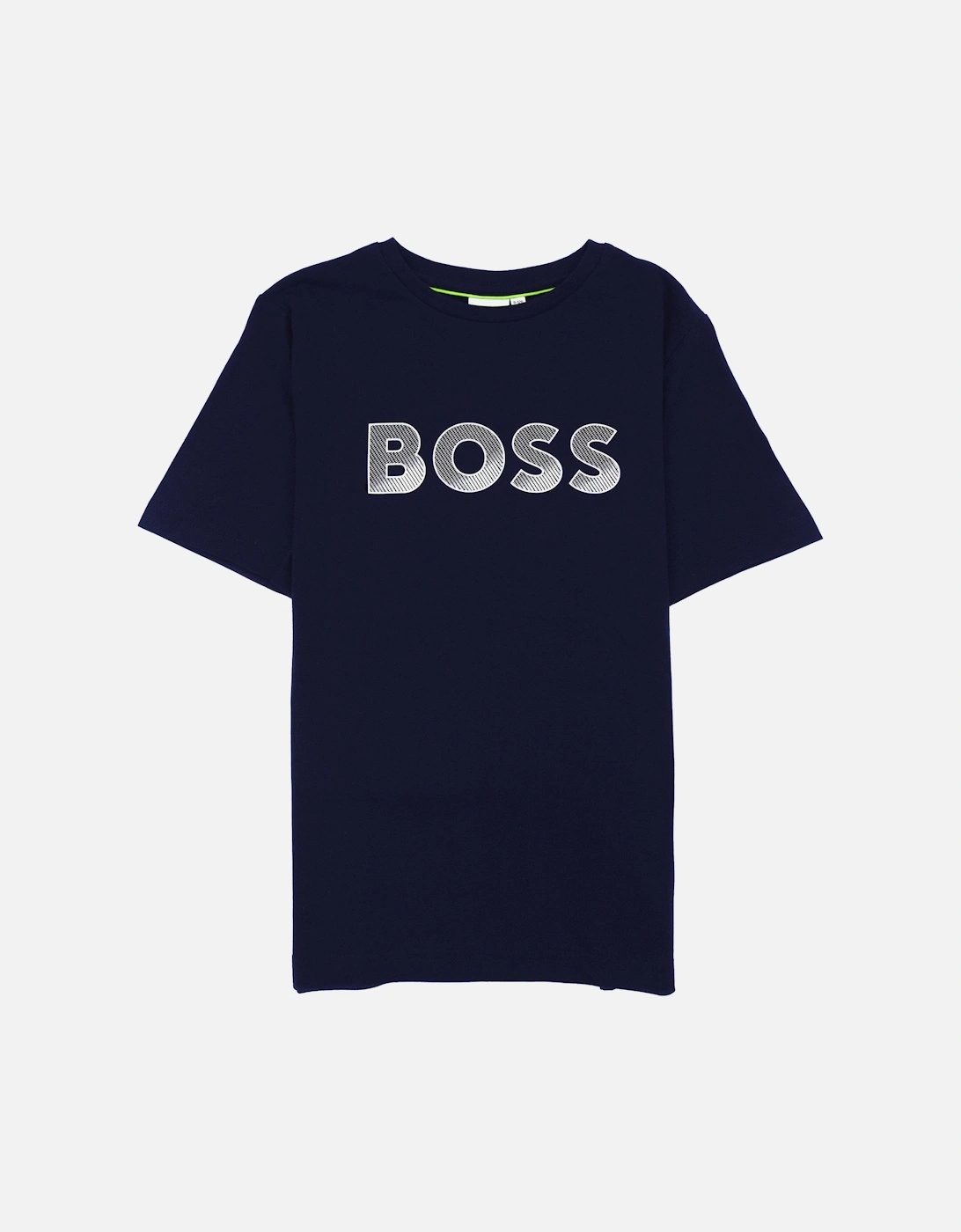 Kids Printed Logo T Shirt Navy 849, 4 of 3