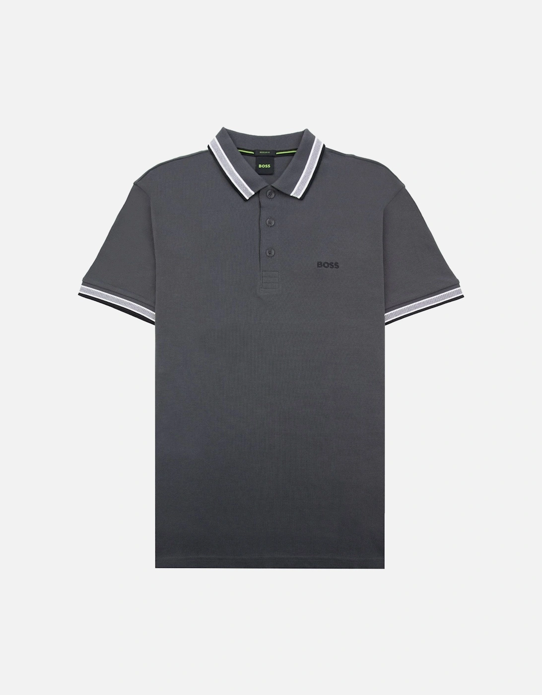 Paddy Embroidered Logo Polo Grey 027, 5 of 4