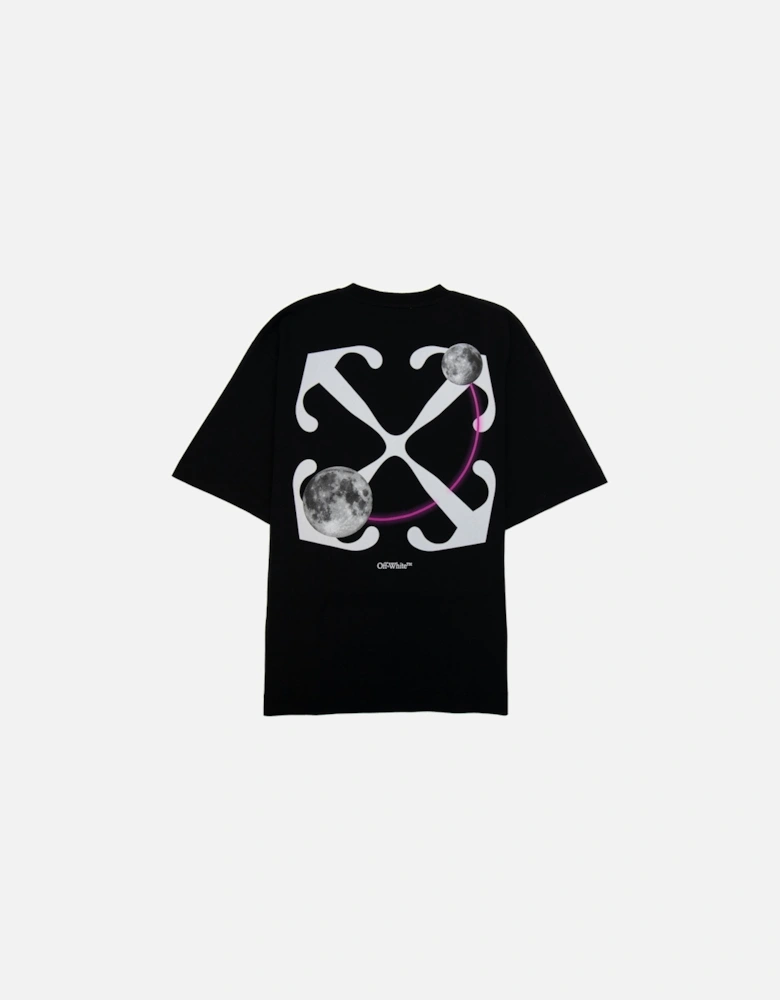 Off White Dbl Moon Arrow Skate S/s T Shirt Black/white
