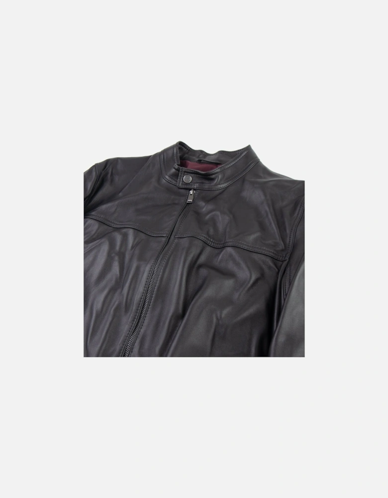 Blouson Jacket In Nappa Leather Black