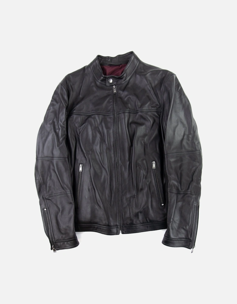 Blouson Jacket In Nappa Leather Black