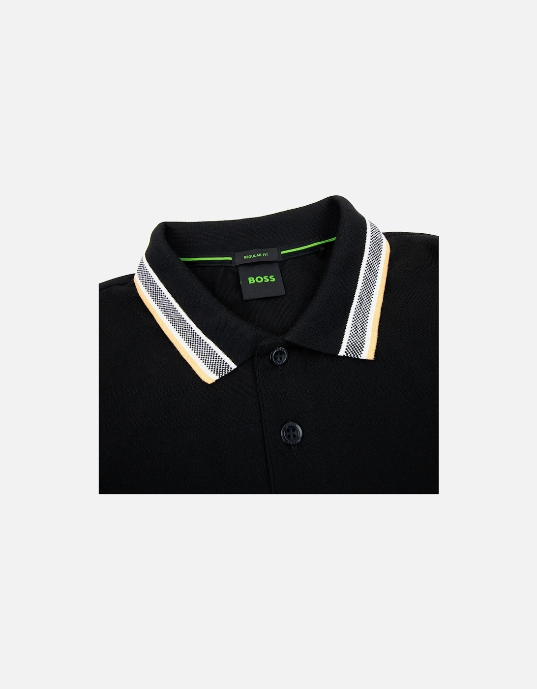 Plisy Regular Fit L/s Polo Black 003