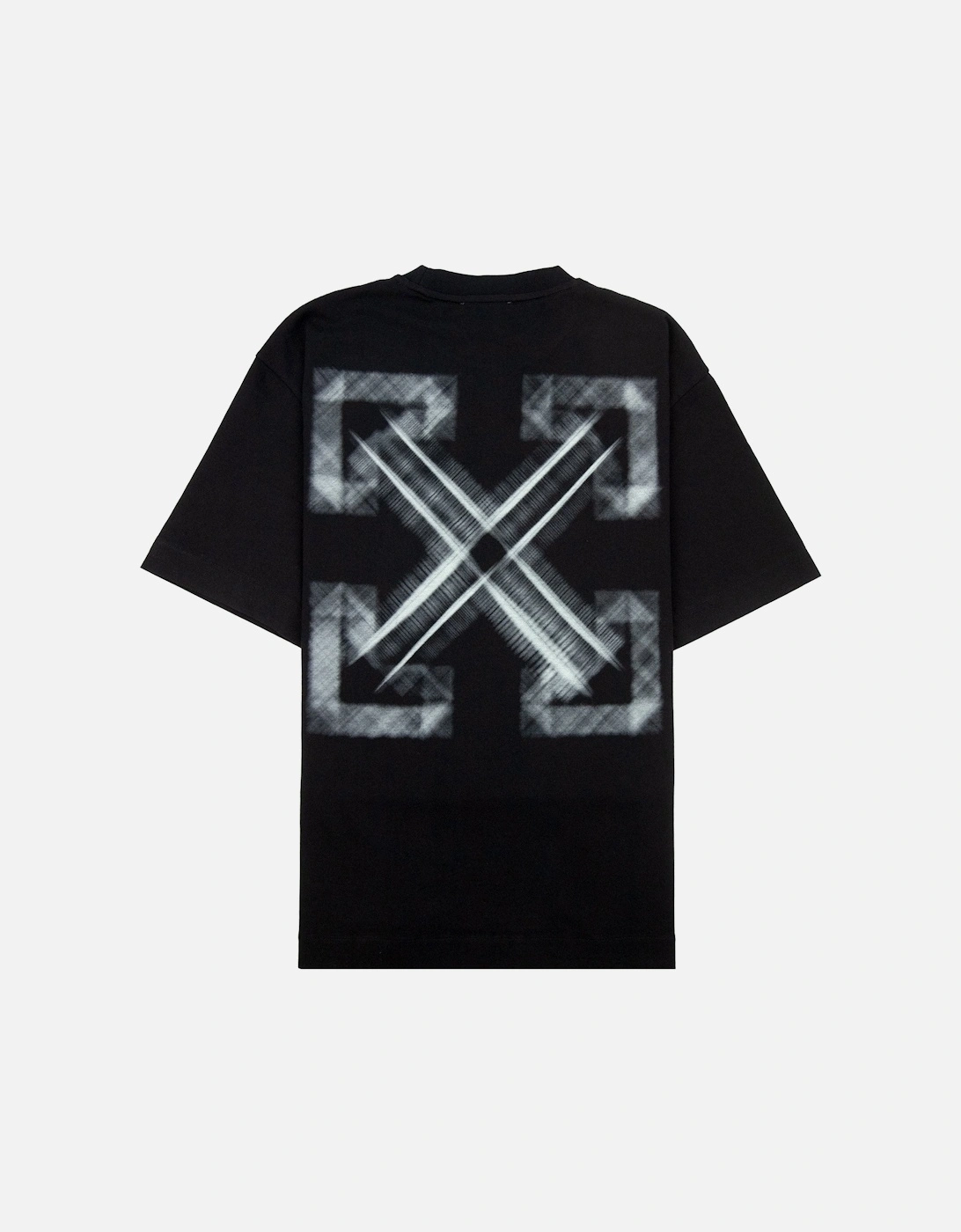 Off White Vibe Arrow Skate S/s T-shirt Black/aqua