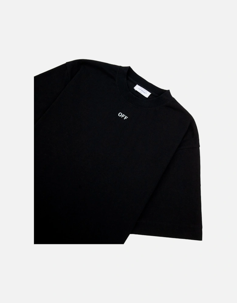 Off White Vibe Arrow Skate S/s T-shirt Black/aqua