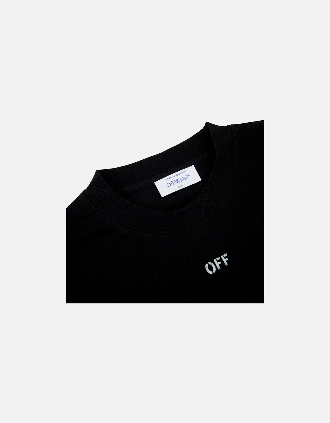 Off White Vibe Arrow Skate S/s T-shirt Black/aqua