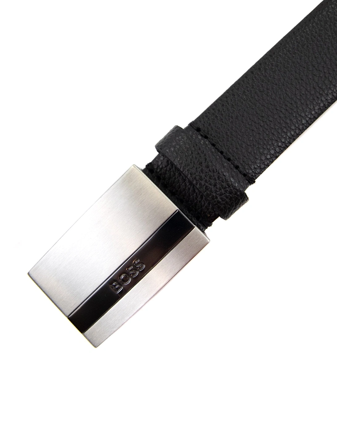 Baxton Engraved Plaque Buckle Black 001