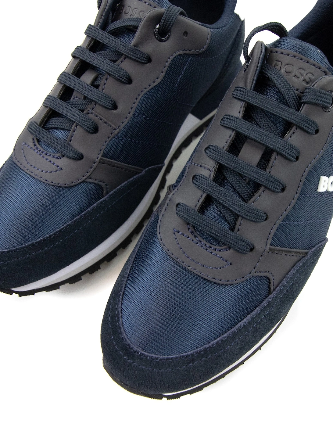 Parkour Raised Logo Trainer Dark Blue