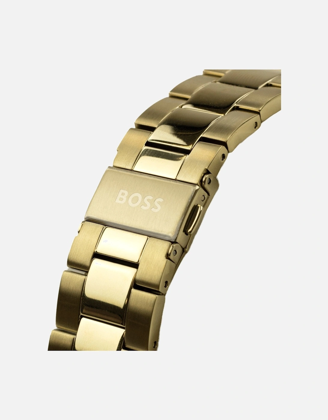 Lux Troper Gold Tone Chronograph Watch Gold