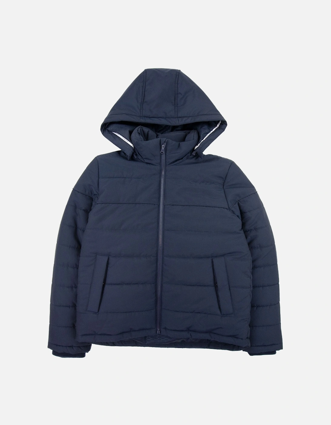Kids Back Logo Puffer Down Jacket Navy, 4 of 3