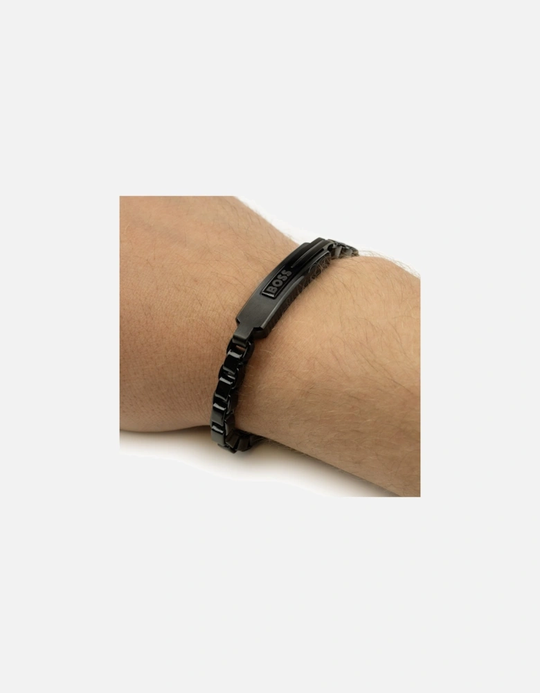 Orlado Black Chain Bracelet Black