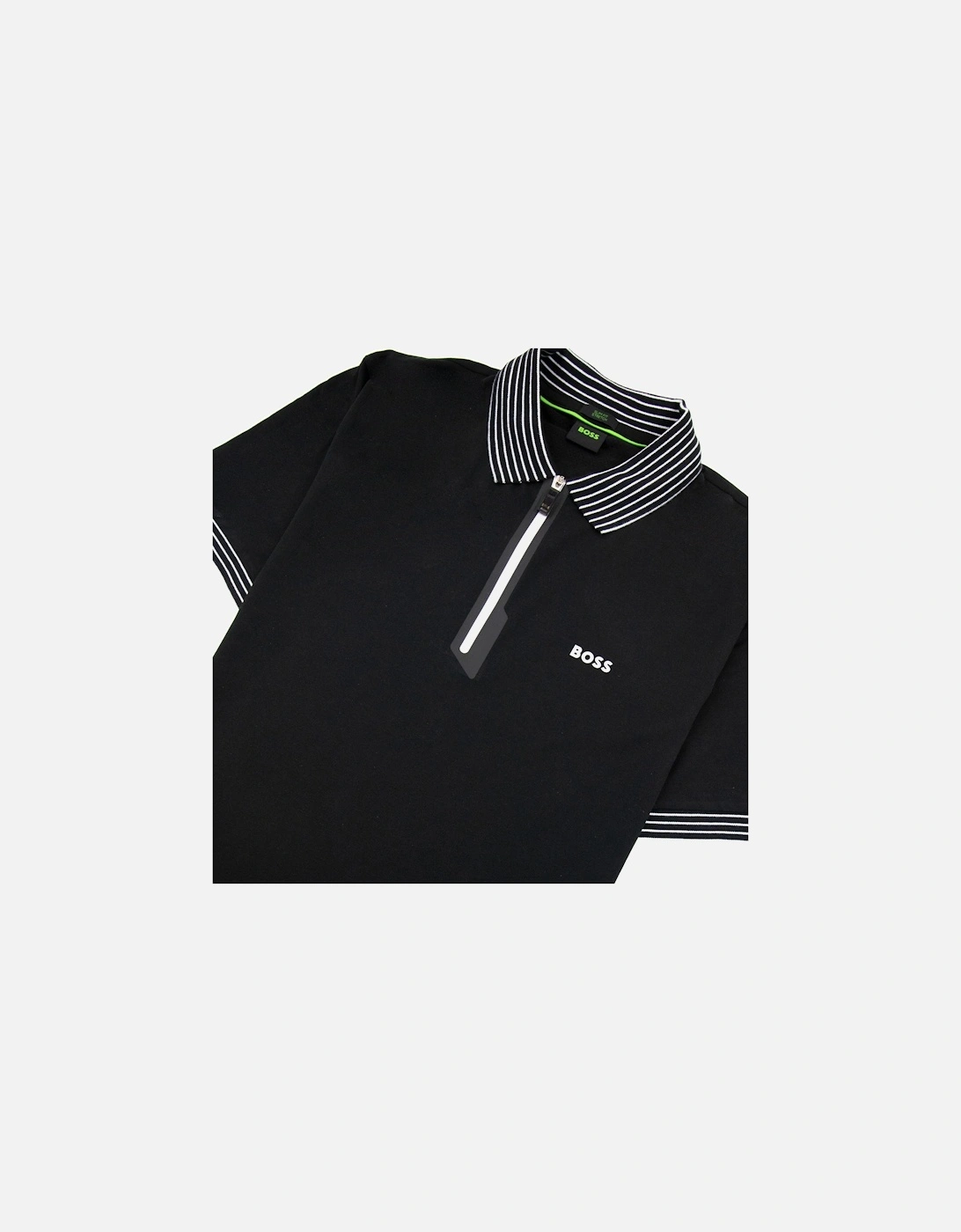 Philix Slim Fit Strechy Polo Black 001