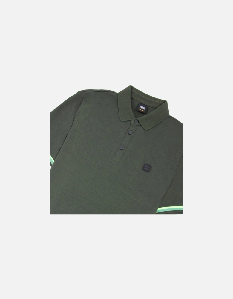 Printcat Rubber Logo S/s Polo Khaki