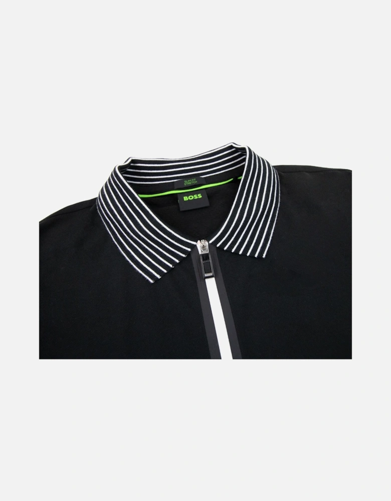 Philix Slim Fit Strechy Polo Black 001