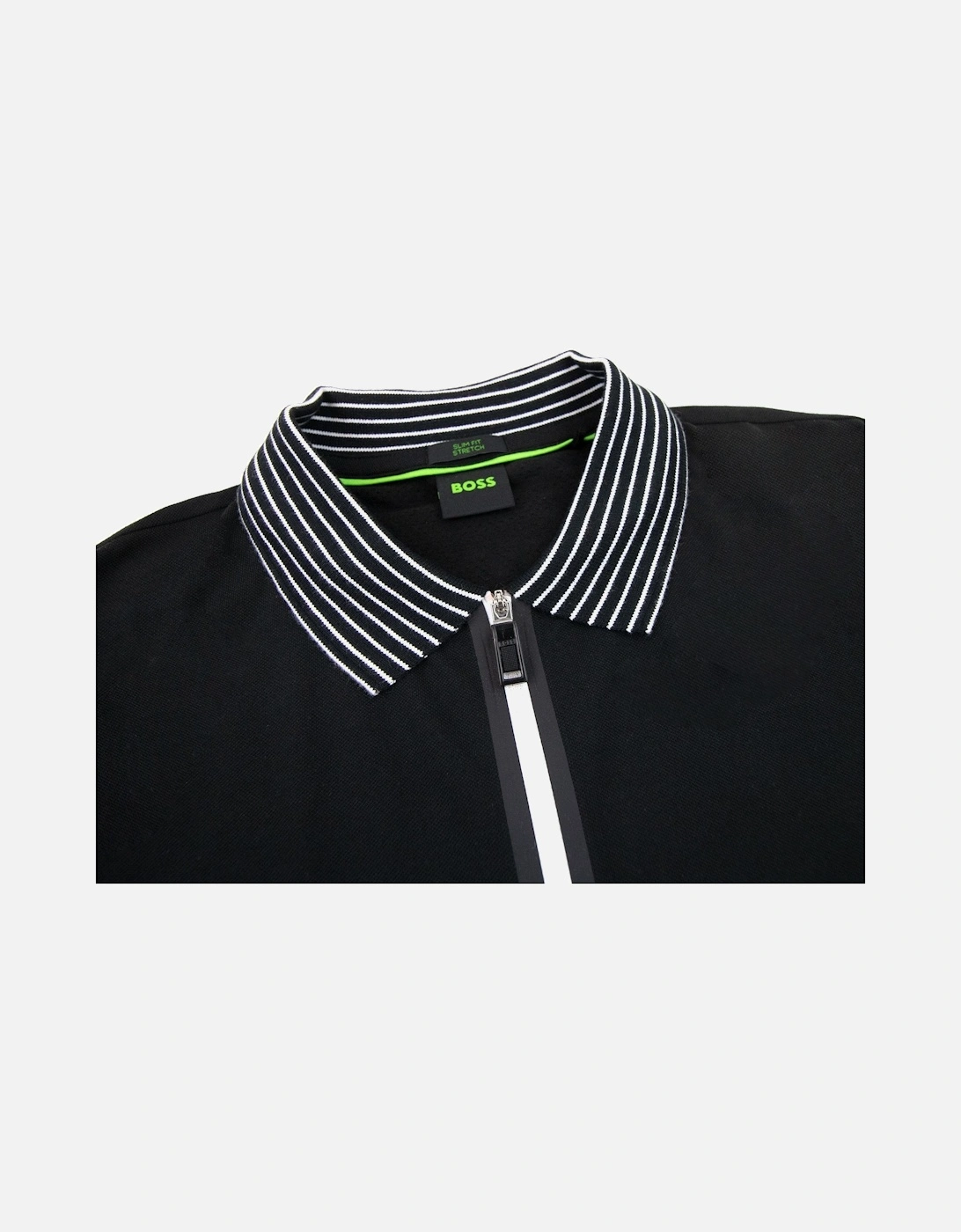 Philix Slim Fit Strechy Polo Black 001