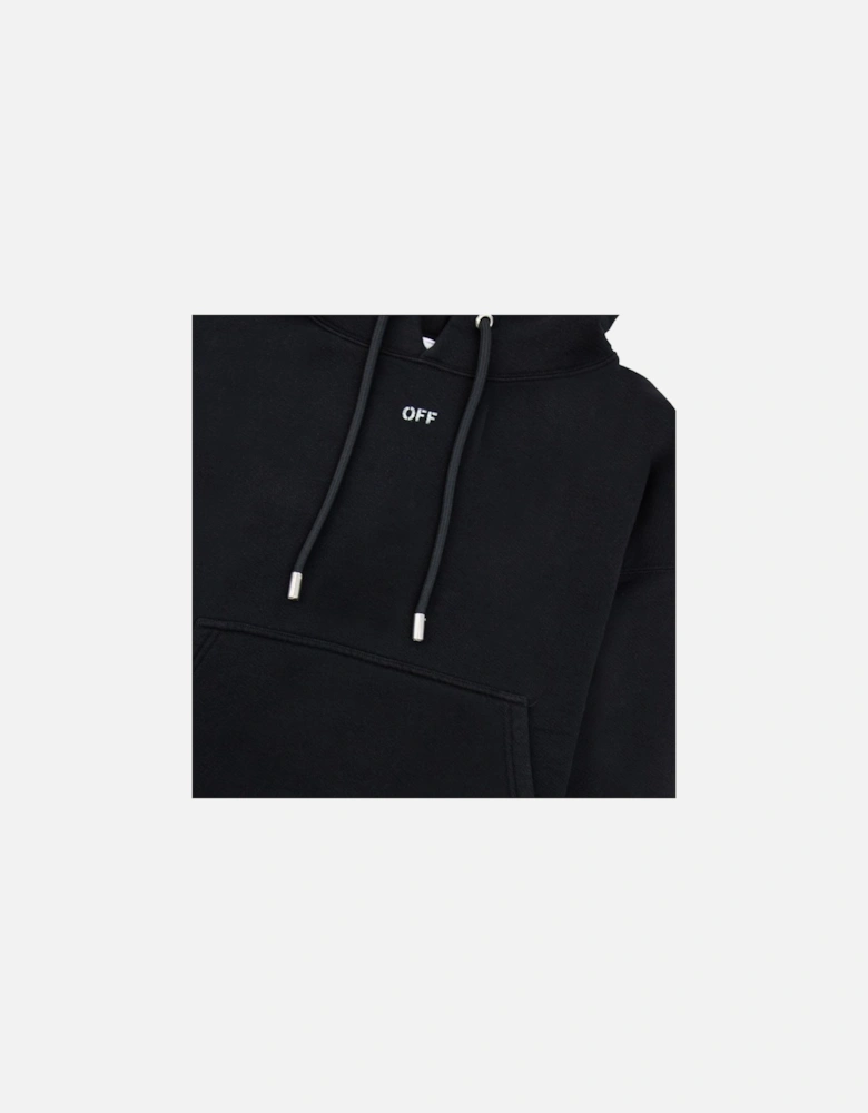 Off White Vibe Arrow Skate Hoodie Black/aqua