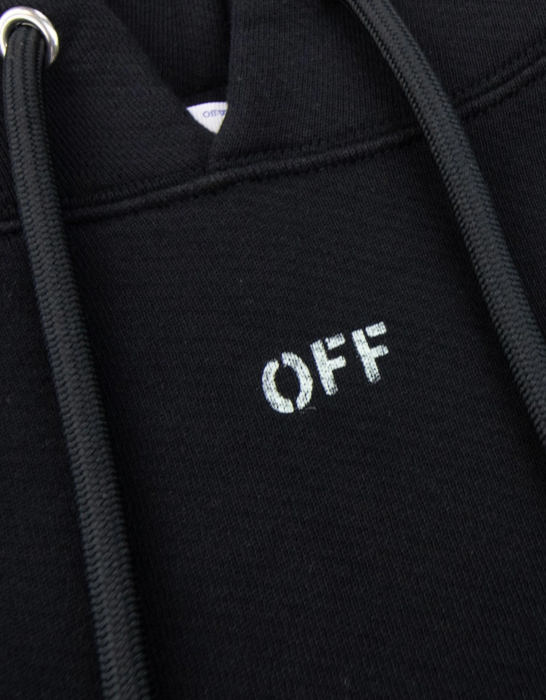 Off White Vibe Arrow Skate Hoodie Black/aqua
