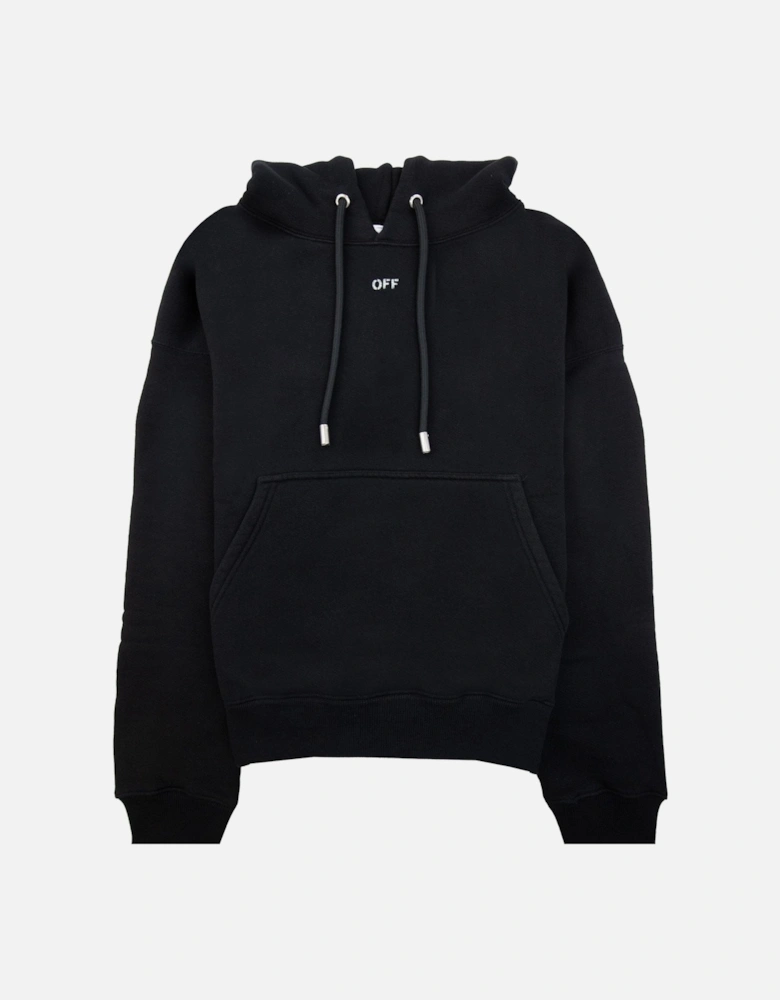 Off White Vibe Arrow Skate Hoodie Black/aqua